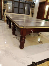 Load image into Gallery viewer, Leather Pocket Solid Wood  Tables