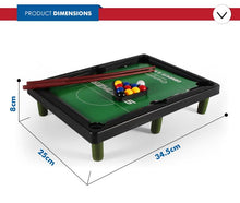 Load image into Gallery viewer, Plastic mini snooker table