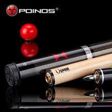 Load image into Gallery viewer, Poinos BW Stick Billiard Pool Cues Maple Shaft Wood Billiard Sticks