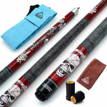 Load image into Gallery viewer, Black Pool Cue Stick With Cue Bag